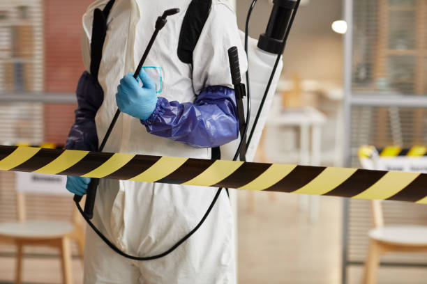 Professional Biohazard Cleanup technician working in Rossville, GA